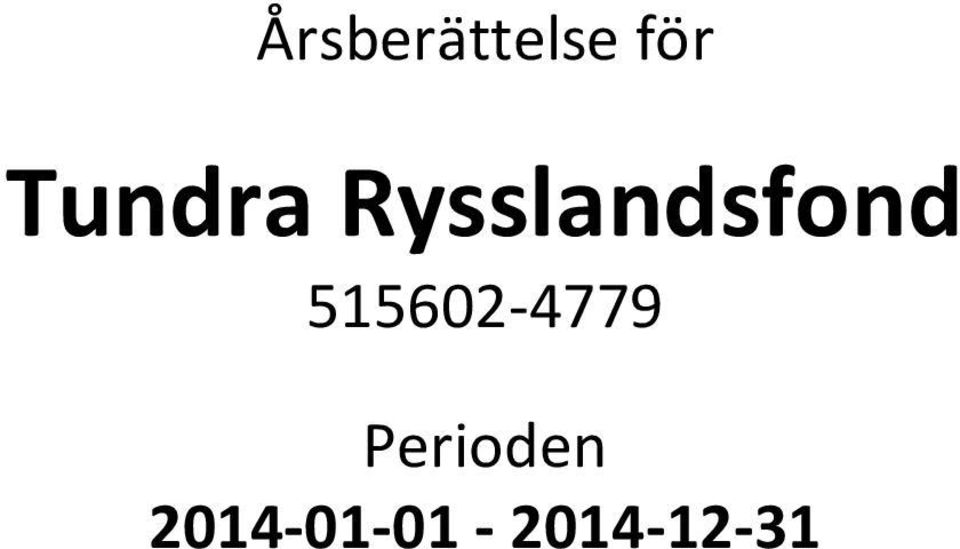 Rysslandsfond