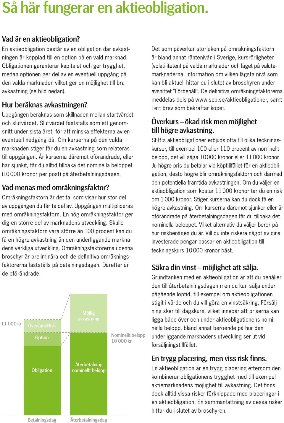 Hur beräknas avkastningen? Uppgången beräknas som skillnaden mellan startvärdet och slutvärdet.