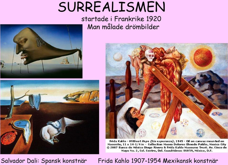 drömbilder Salvador Dali: Spansk