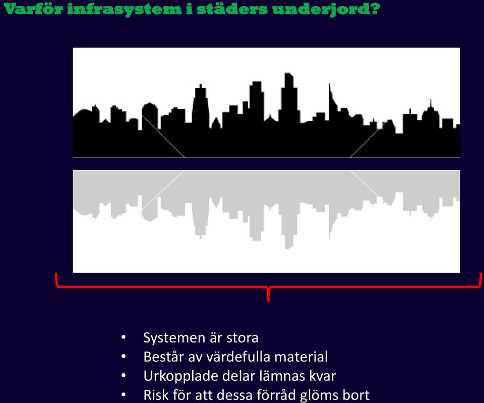 material Urkopplade delar lämnas kvar