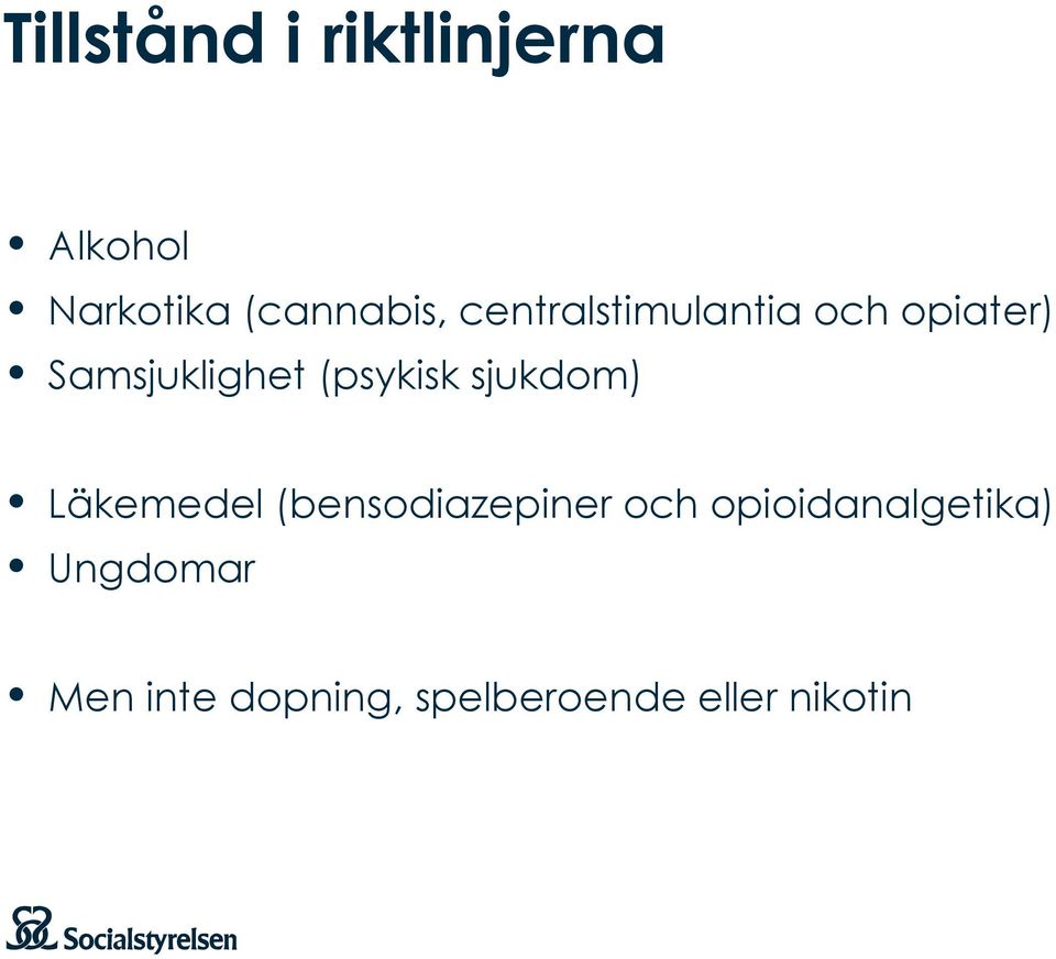 sjukdom) Läkemedel (bensodiazepiner och