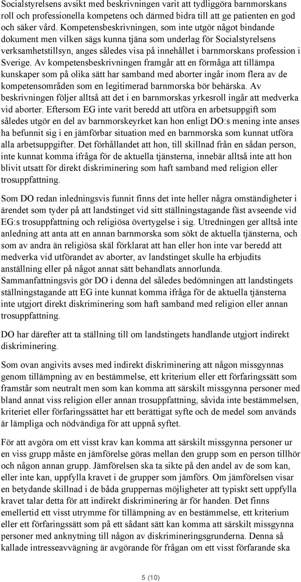 profession i Sverige.