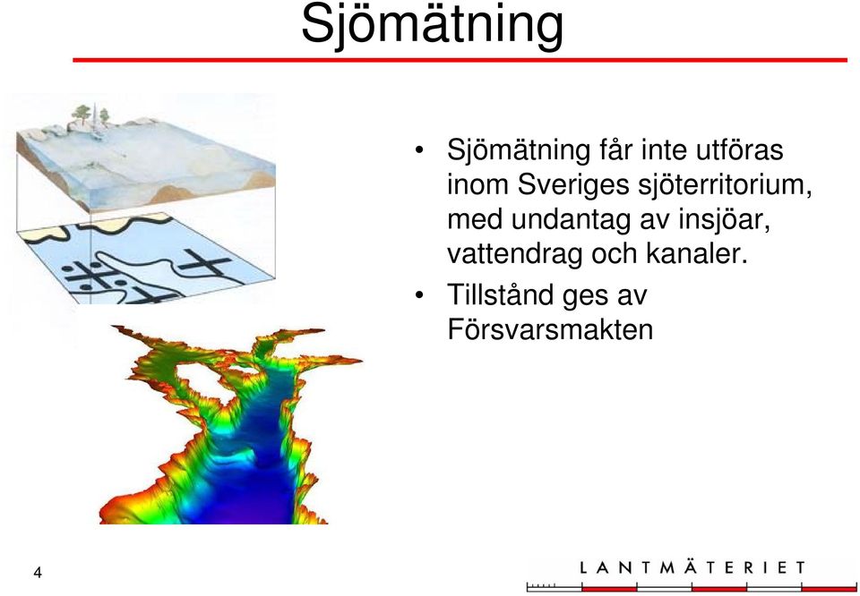 med undantag av insjöar, vattendrag