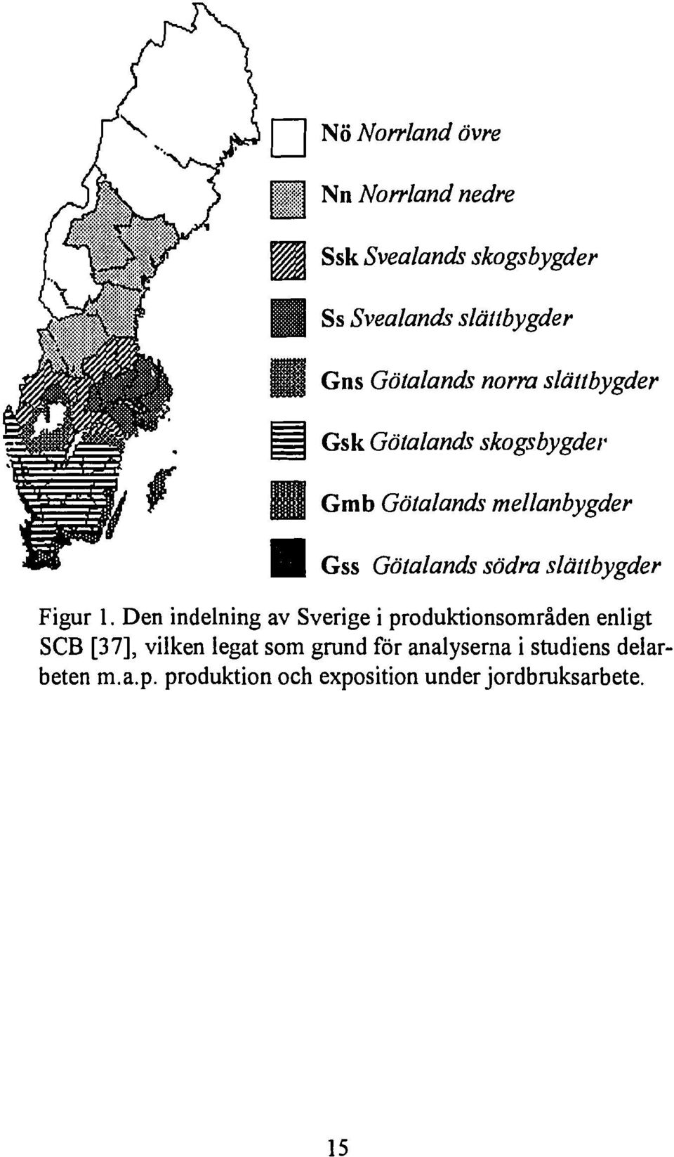 södra slättbygder Figur l.