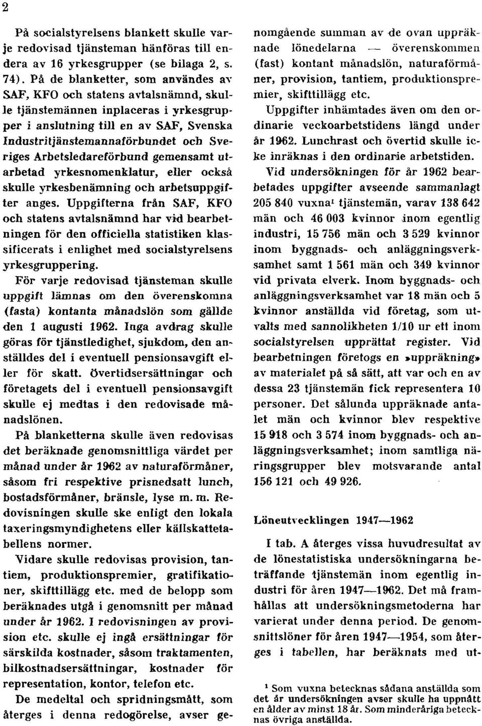 Arbetsledareförbund gemensamt utarbetad yrkesnomenklatur, eller också skulle yrkesbenämning och arbetsuppgifter anges.