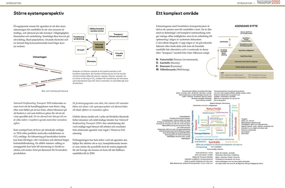 Utmaningen Resources Resource restriction Assimilation restr. Land area restr.