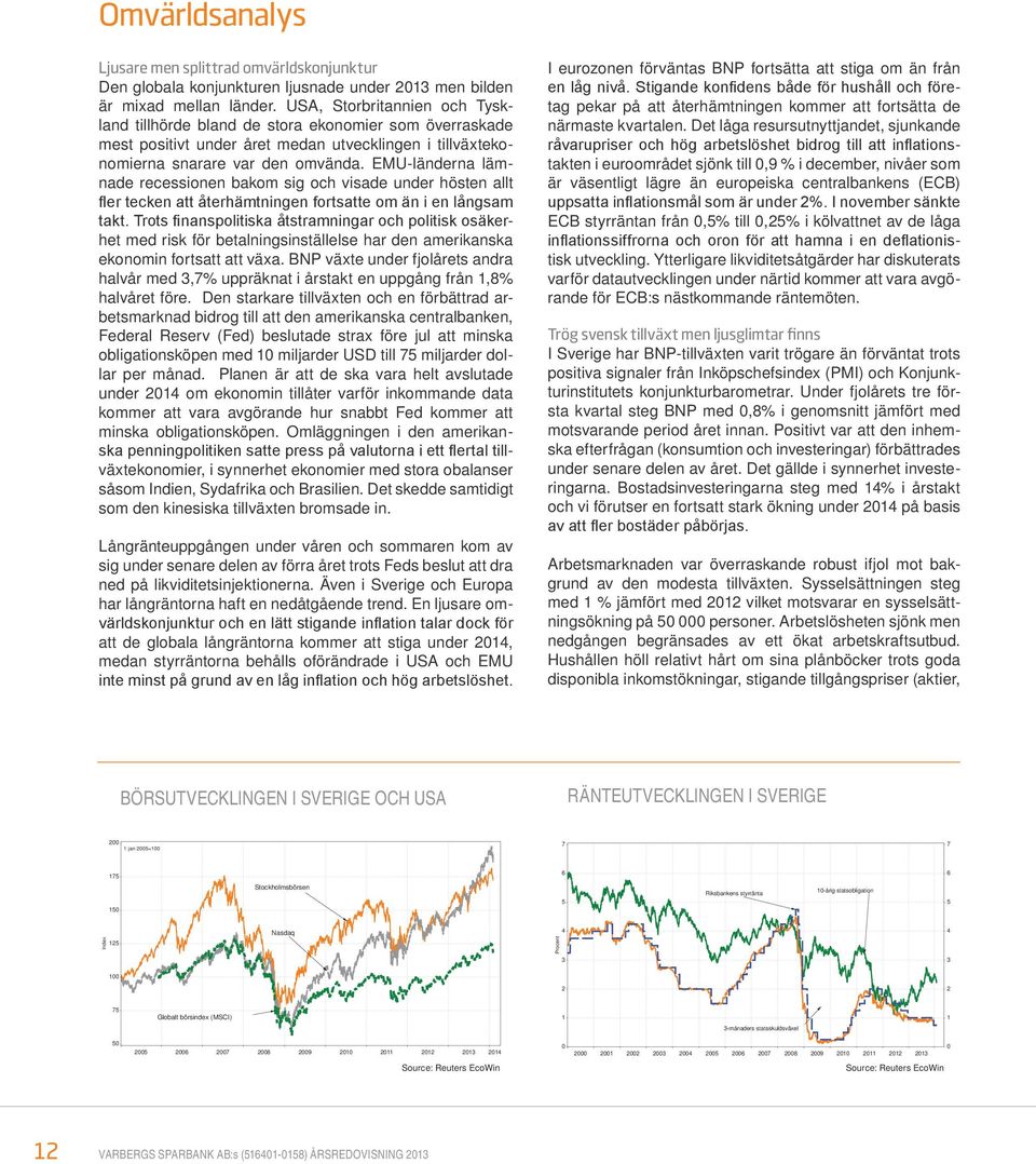 EMU-länderna lämnade recessionen bakom sig och visade under hösten allt fler tecken att återhämtningen fortsatte om än i en långsam takt.