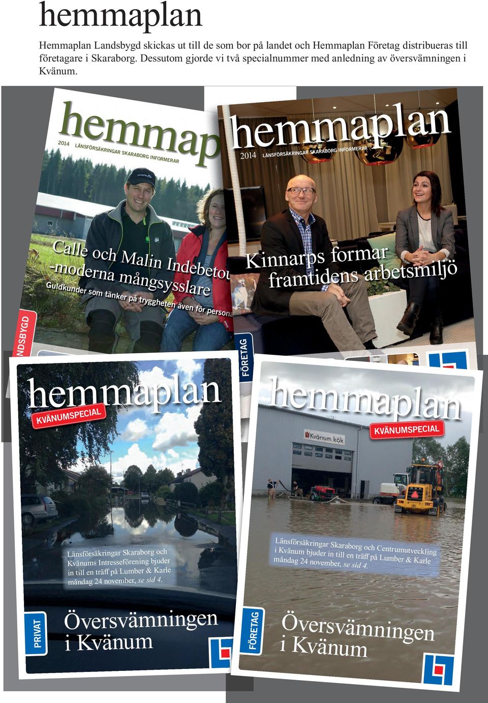 hemmaplan 2014 länsförsäkringar skaraborg informerar hemmaplan 2014 LÄNSFÖRSÄKRINGAR SKARABORG INFORMERAR Calle och Malin Indebetou -moderna mångsysslare guldkunder som tänker på tryggheten även för