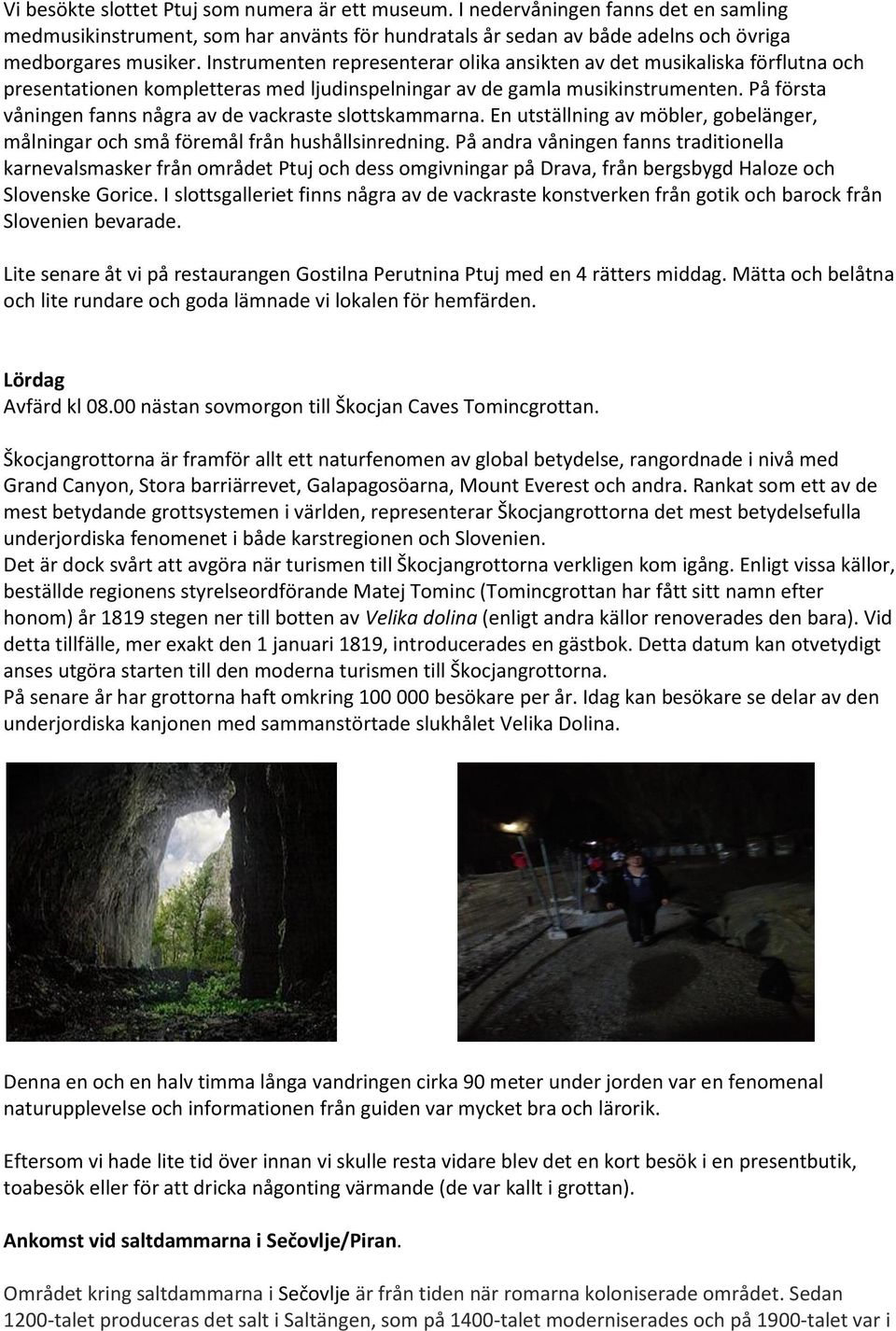 På första våningen fanns några av de vackraste slottskammarna. En utställning av möbler, gobelänger, målningar och små föremål från hushållsinredning.