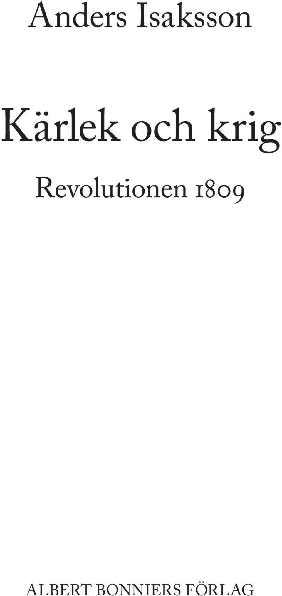 Revolutionen 1809