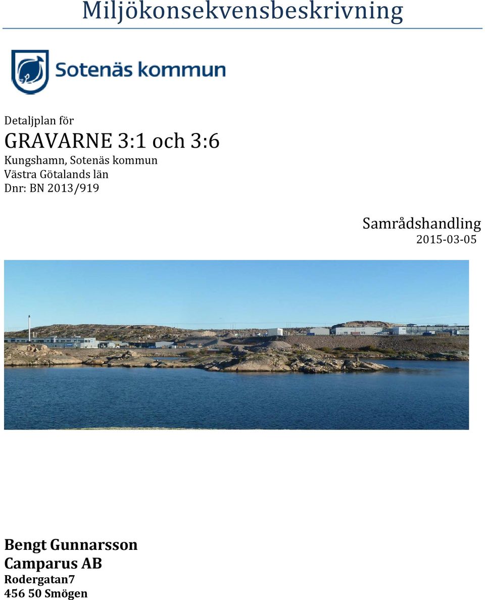 Västra Götalands län Dnr: BN 2013/919