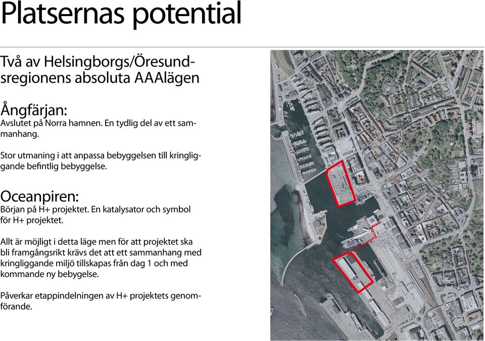 Oceapire: Börja på H+ projektet. E katalysator och symbol för H+ projektet.