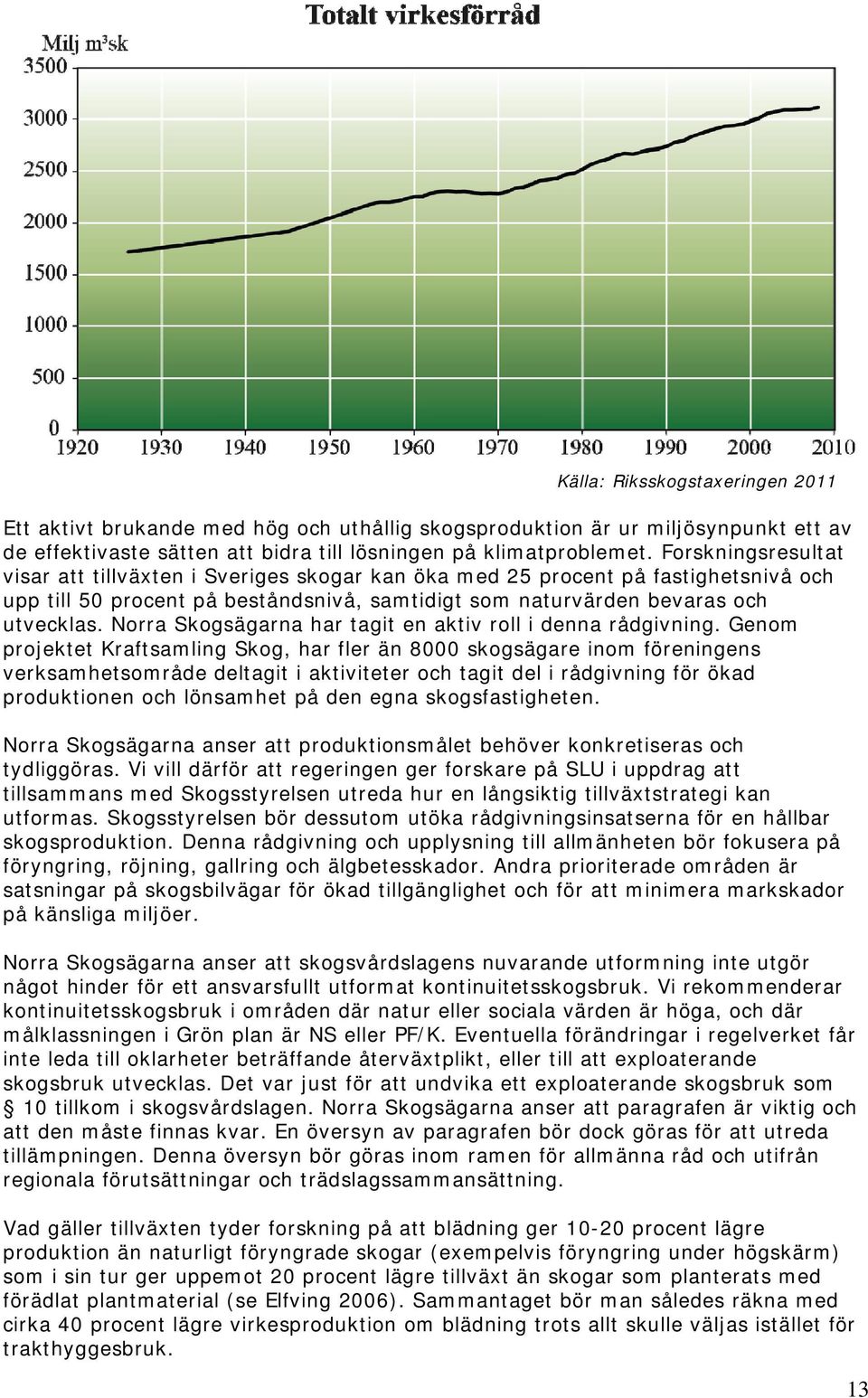 Norra Skogsägarna har tagit en aktiv roll i denna rådgivning.