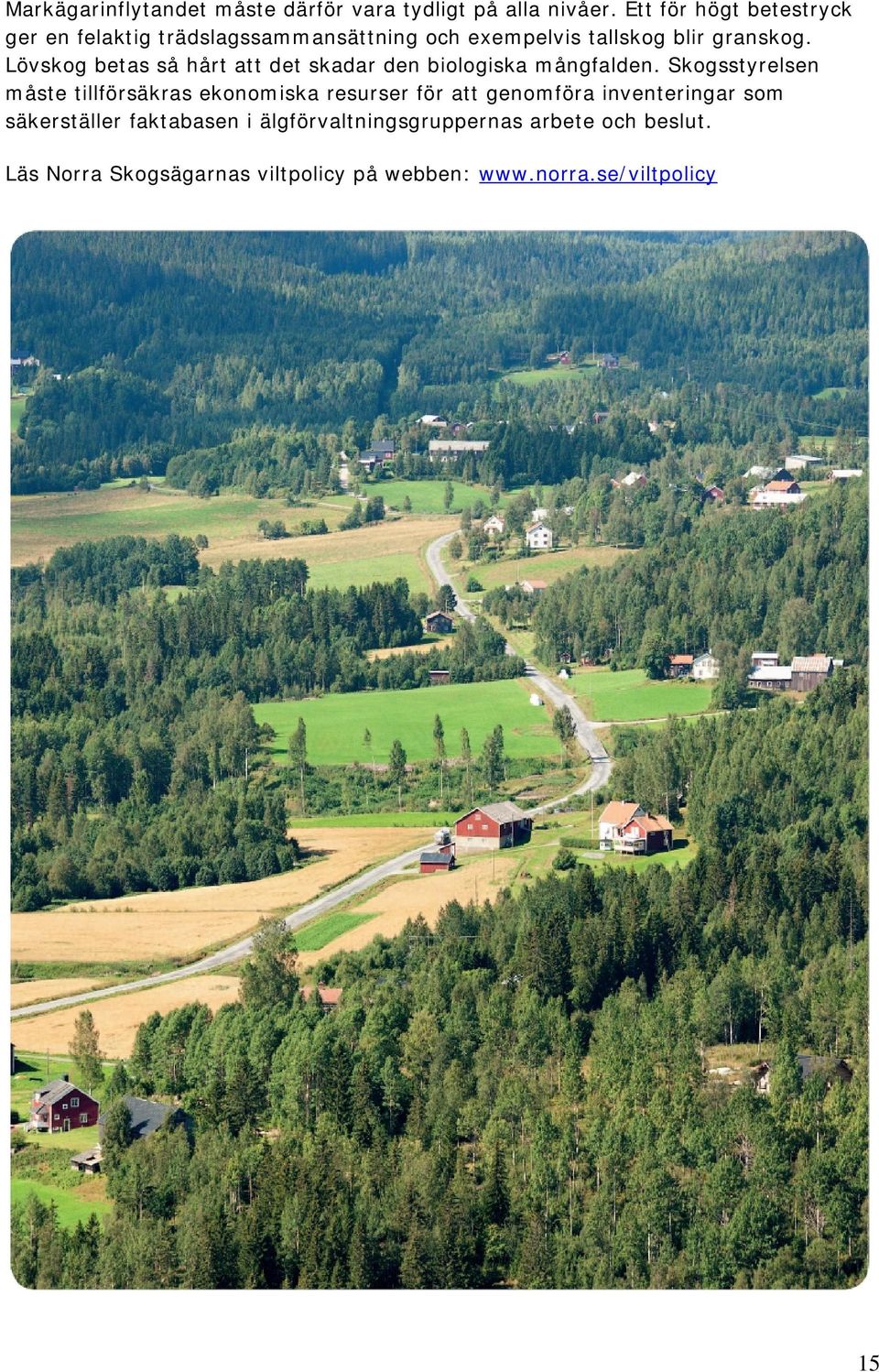 Lövskog betas så hårt att det skadar den biologiska mångfalden.