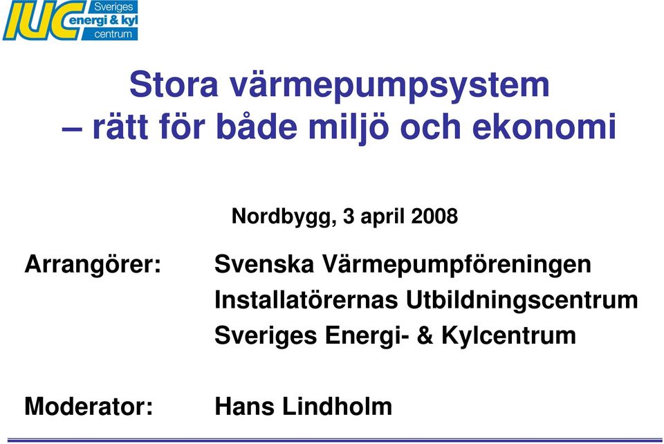 Värmepumpföreningen Installatörernas