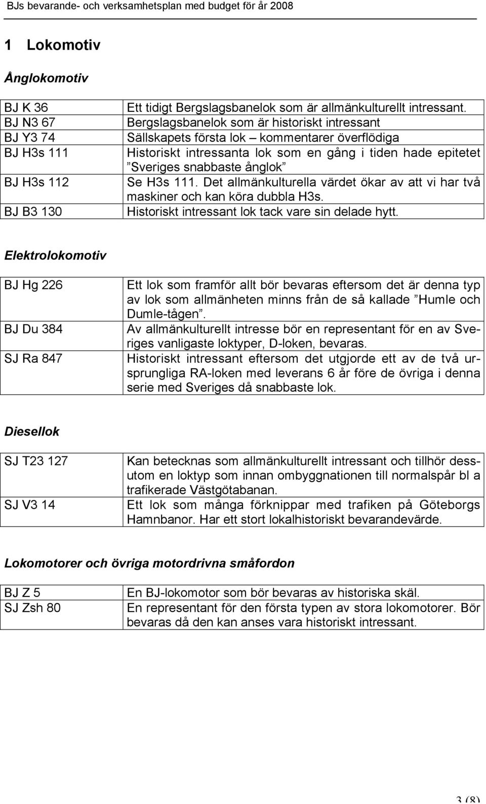 Det allmänkulturella värdet ökar av att vi har två maskiner och kan köra dubbla H3s. Historiskt intressant lok tack vare sin delade hytt.