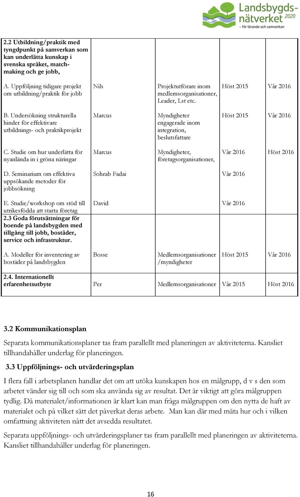 Undersökning strukturella hinder för effektivare utbildnings- och praktikprojekt Marcus Myndigheter engagerade inom integration, beslutsfattare Höst 2015 Vår 2016 C.