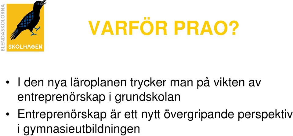 vikten av entreprenörskap i grundskolan