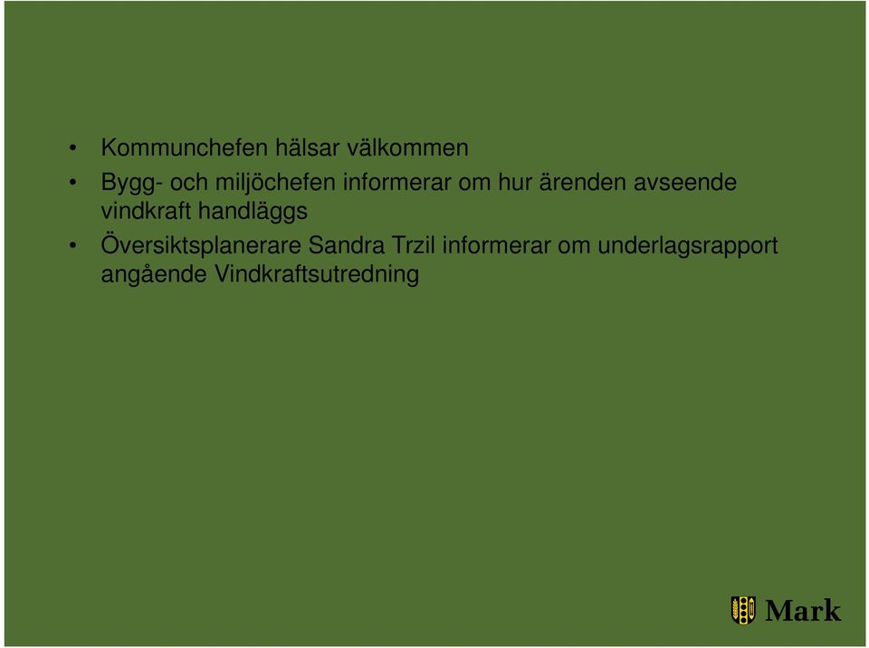 vindkraft handläggs Översiktsplanerare Sandra Trzil