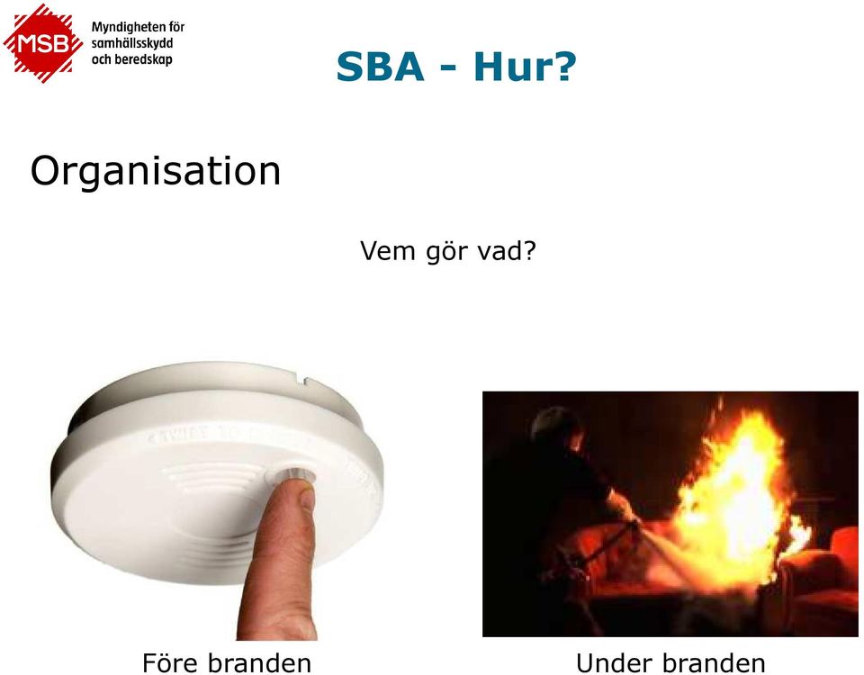 Vem gör vad?