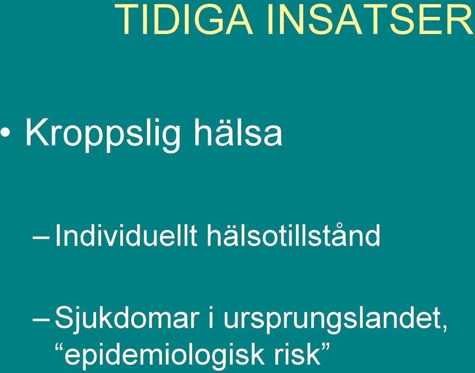 hälsotillstånd Sjukdomar i