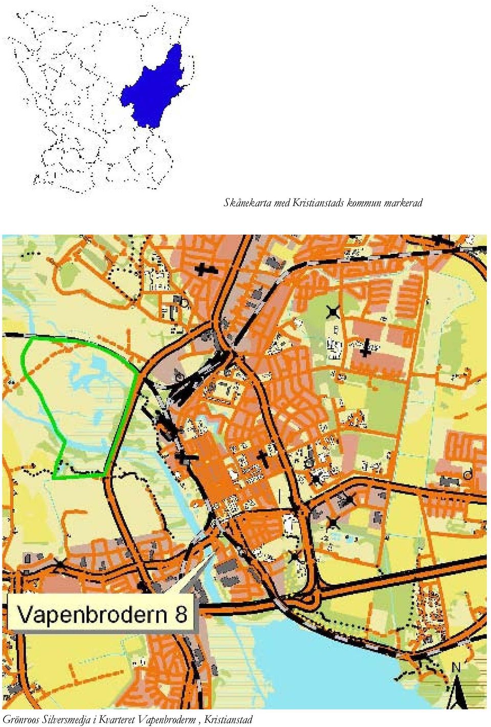 Kristianstad Skånekarta