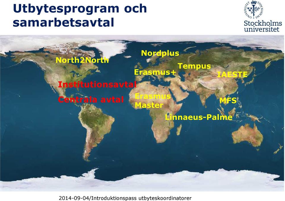 Centrala avtal Nordplus Tempus