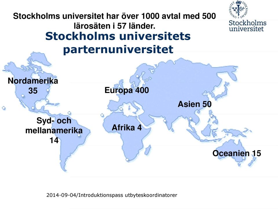 Stockholms universitets parternuniversitet