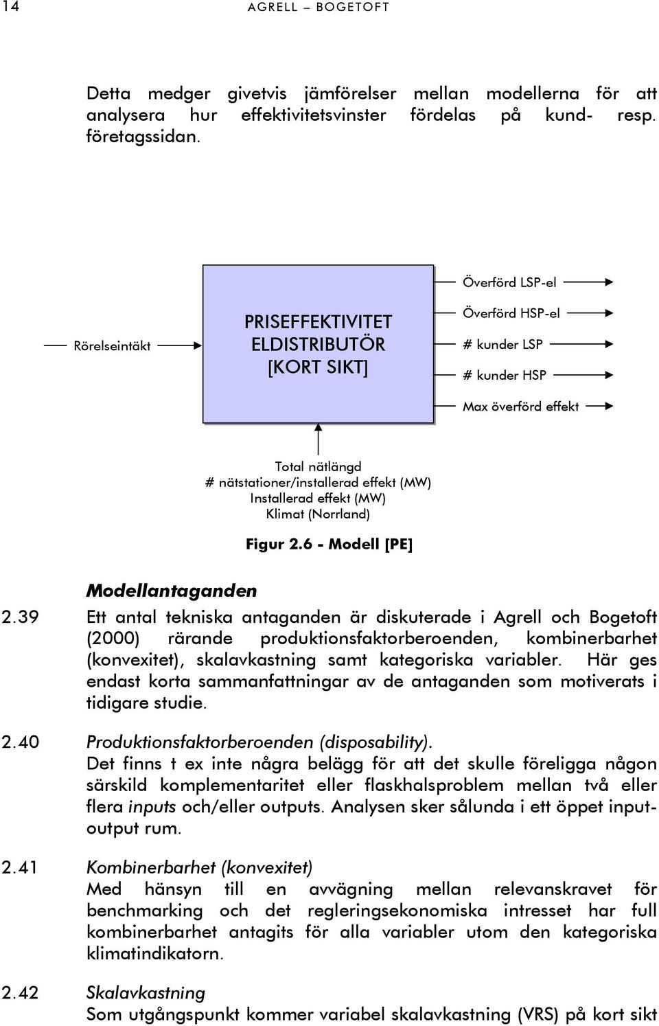 Installerad effekt (MW) Klimat (Norrland) Figur 2.6 - Modell [PE] 2.39 2.40 2.41 2.