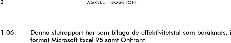 bilaga de effektivitetstal som