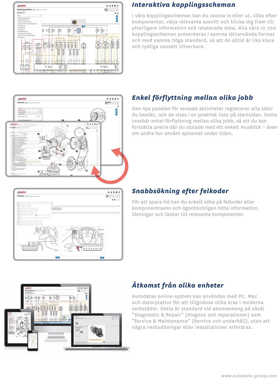 Enkel förflyttning mellan olika jobb Den nya panelen för senaste aktiviteter registrerar alla sidor du besökt, och de visas i en praktisk lista på startsidan.