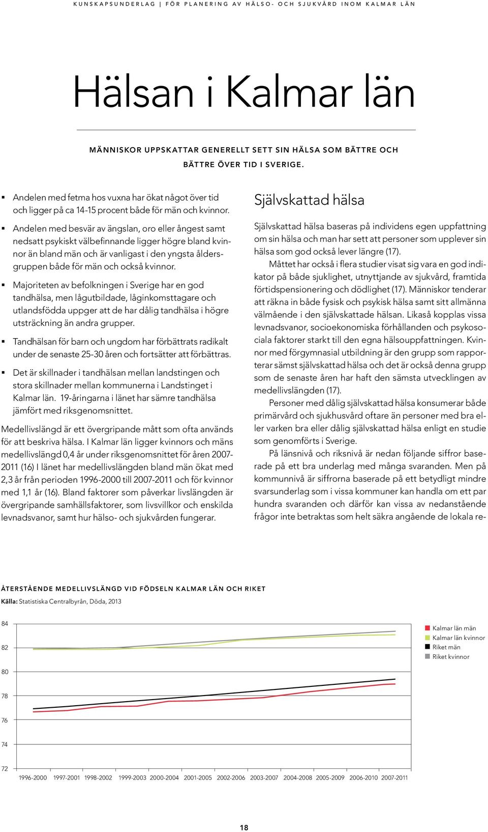 Andelen med besvär av ängslan, oro eller ångest samt nedsatt psykiskt välbefinnande ligger högre bland kvinnor än bland män och är vanligast i den yngsta åldersgruppen både för män och också kvinnor.