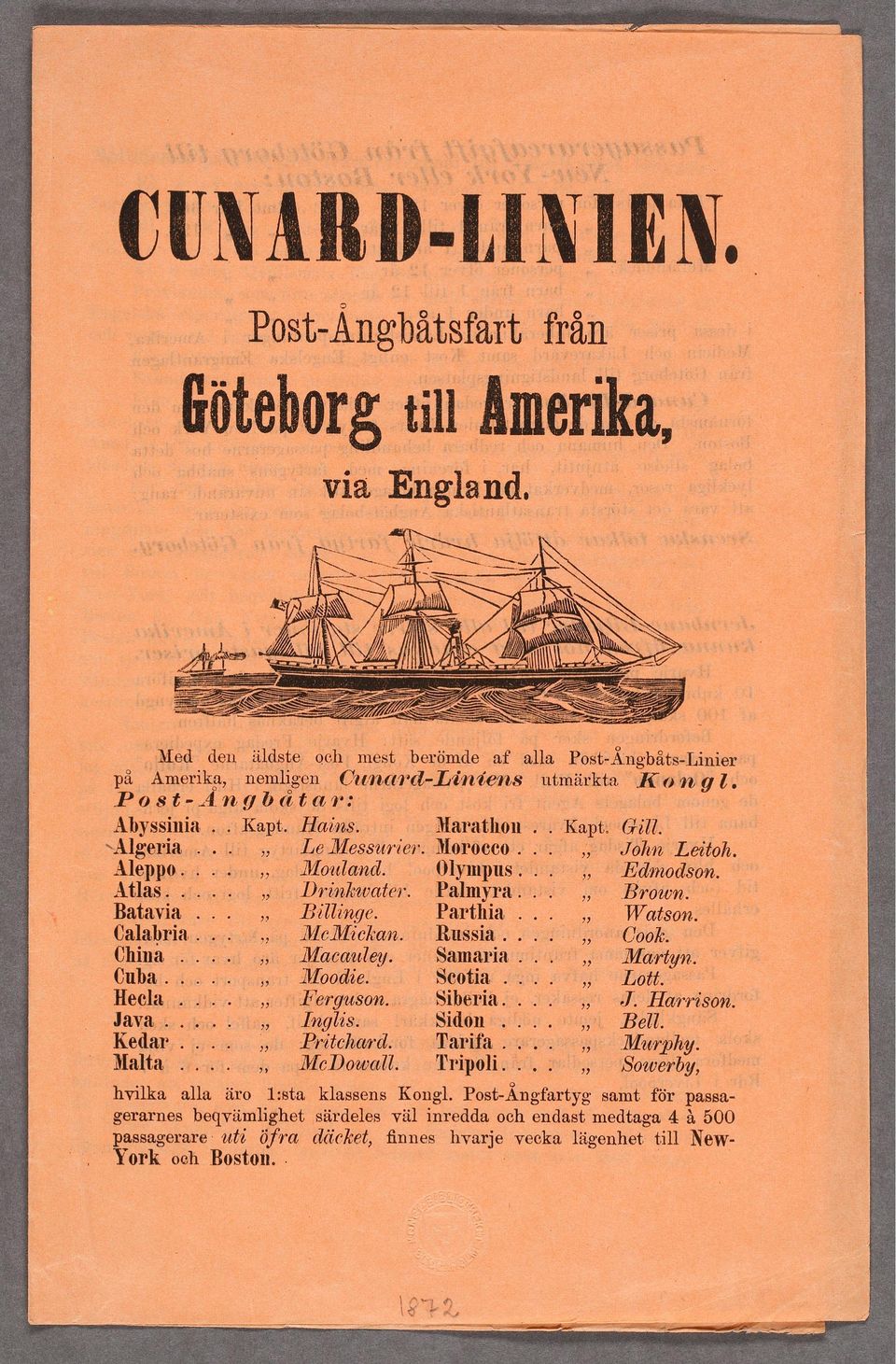 Ferguson Ingls Prtchard McDoø/vall lzsta gerarnes beqvämlghet passagerare- ut öfra Boston York klassens särles däcket, Olympus PalmyraL Parthám Russa Samara Scota Sbera Sdon Tarfa Trpol