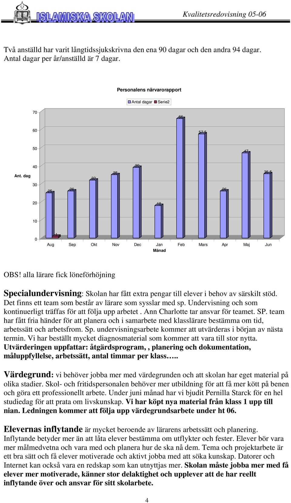 alla lärare fick löneförhöjning Specialundervisning: Skolan har fått extra pengar till elever i behov av särskilt stöd. Det finns ett team som består av lärare som sysslar med sp.