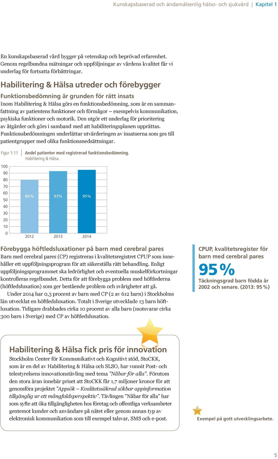 Habilitering & Hälsa utreder och förebygger Funktionsbedömning är grunden för rätt insats Inom Habilitering & Hälsa görs en funktionsbedömning, som är en sammanfattning av patientens funktioner och