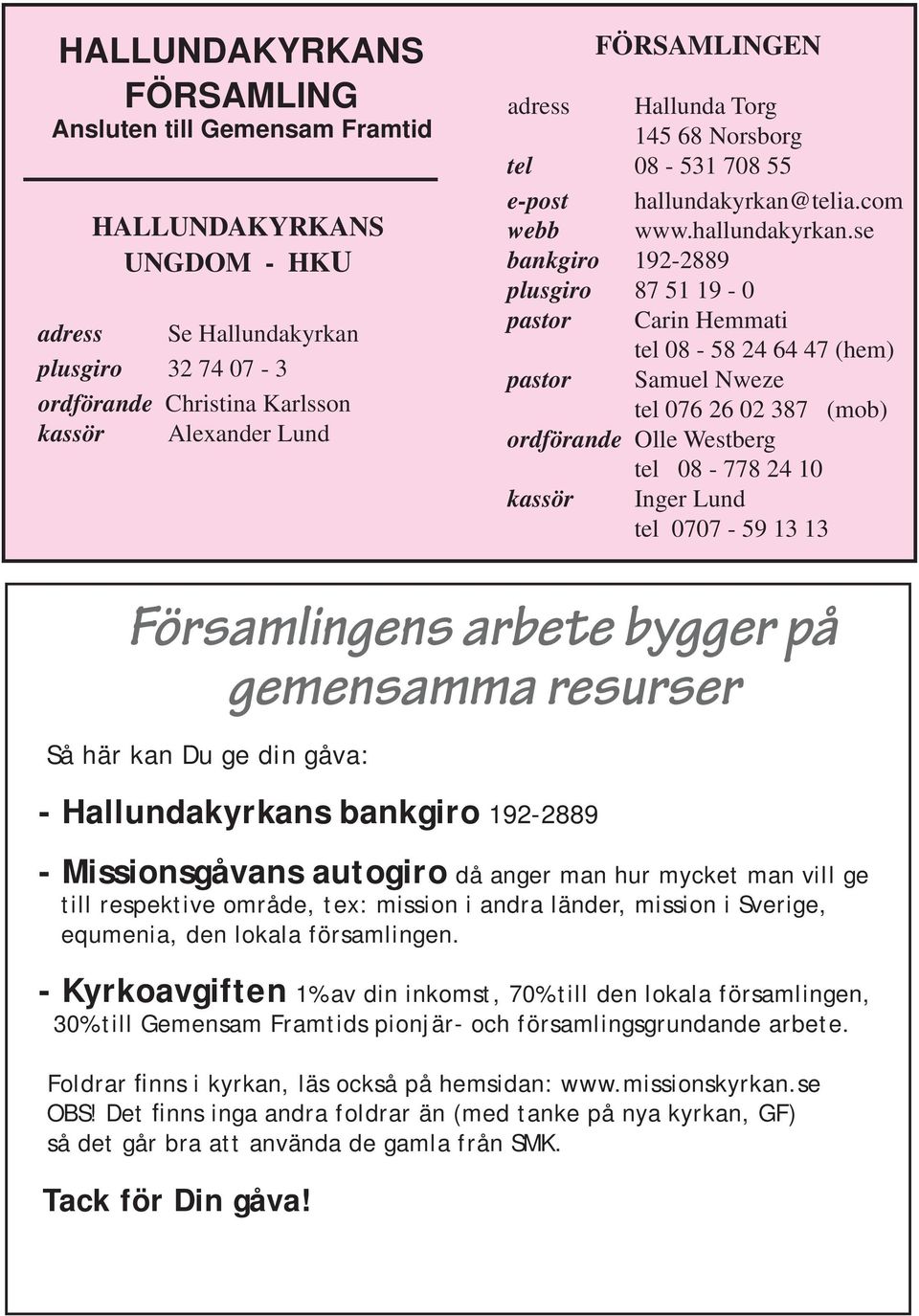 telia.com webb www.hallundakyrkan.
