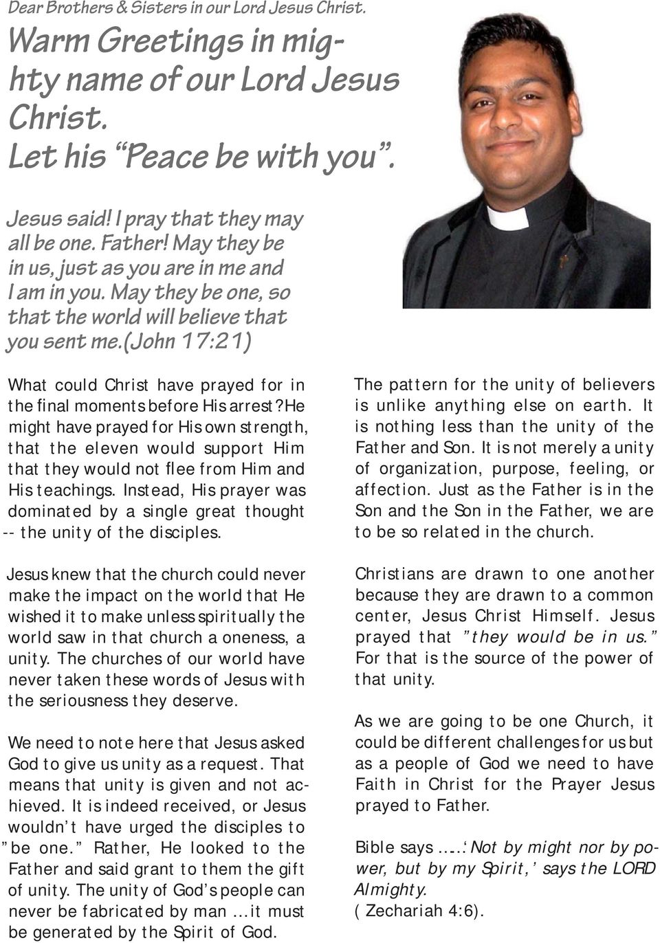 (john 17:21) What could Christ have prayed for in the final moments before His arrest?