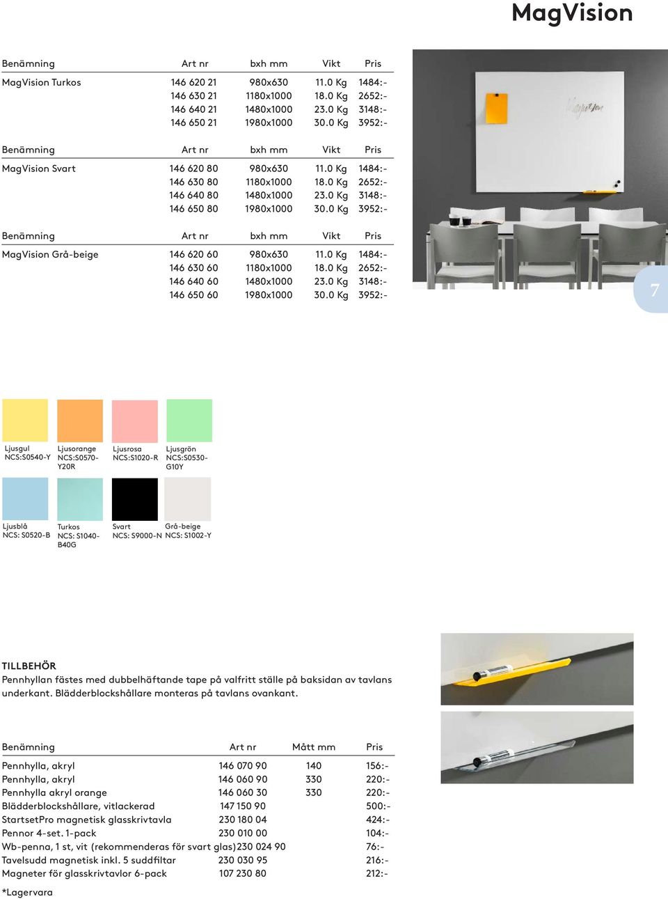 0 Kg 3952:- MagVision Grå-beige 146 620 60 980x630 11.0 Kg 1484:- 146 630 60 1180x1000 18.0 Kg 2652:- 146 640 60 1480x1000 23.0 Kg 3148:- 146 650 60 1980x1000 30.