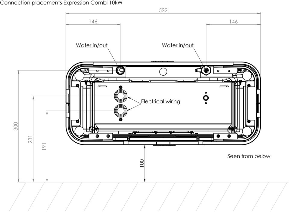 in/out Water in/out Electrical