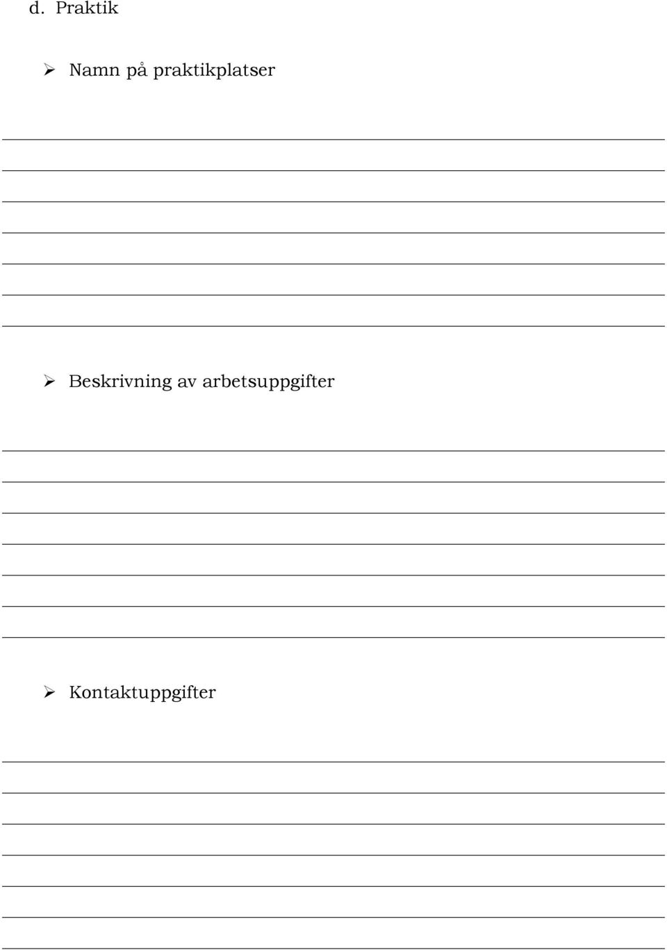 Beskrivning av