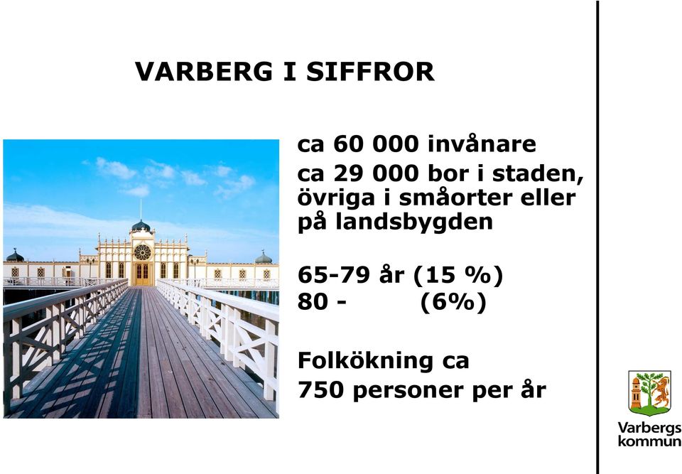 eller på landsbygden 65-79 år (15 %) 80