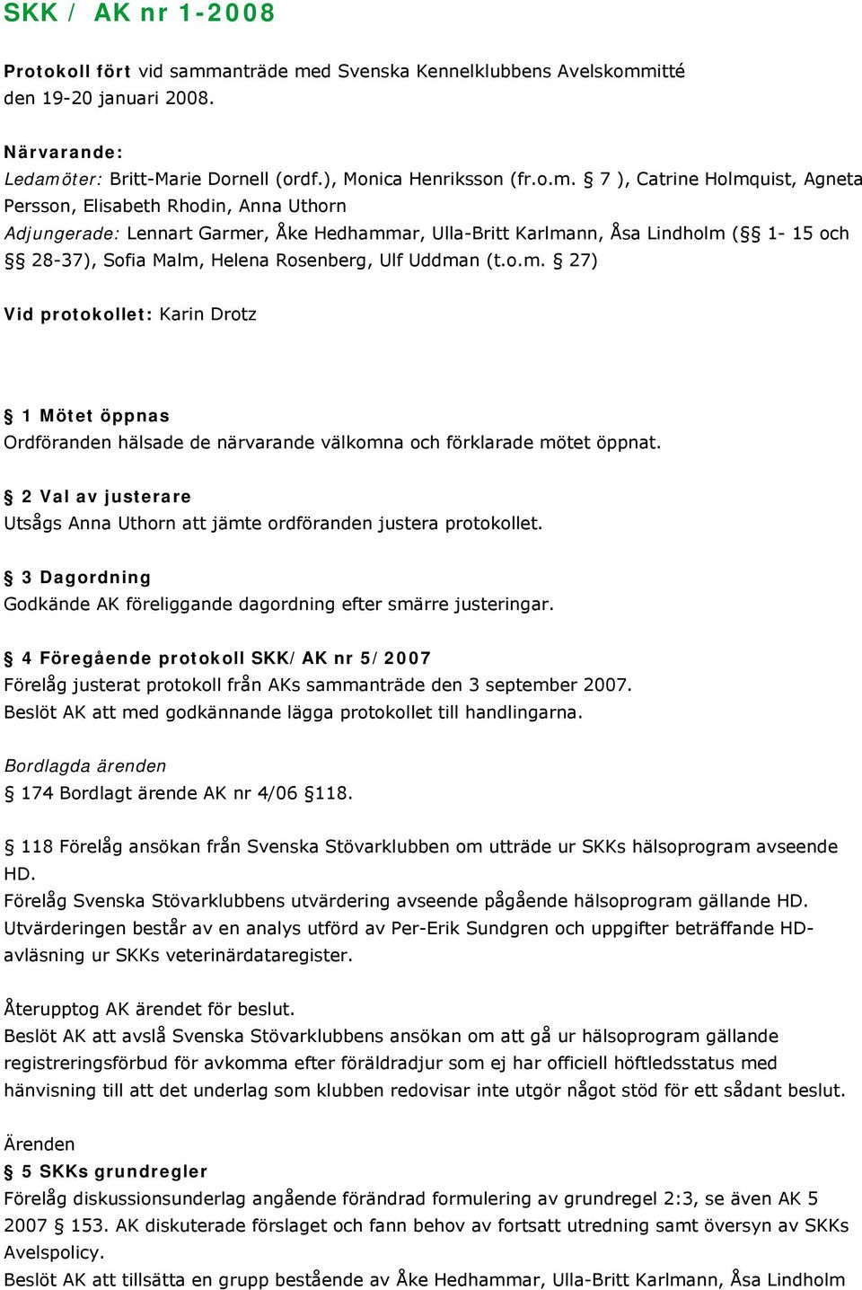 d Svenska Kennelklubbens Avelskomm