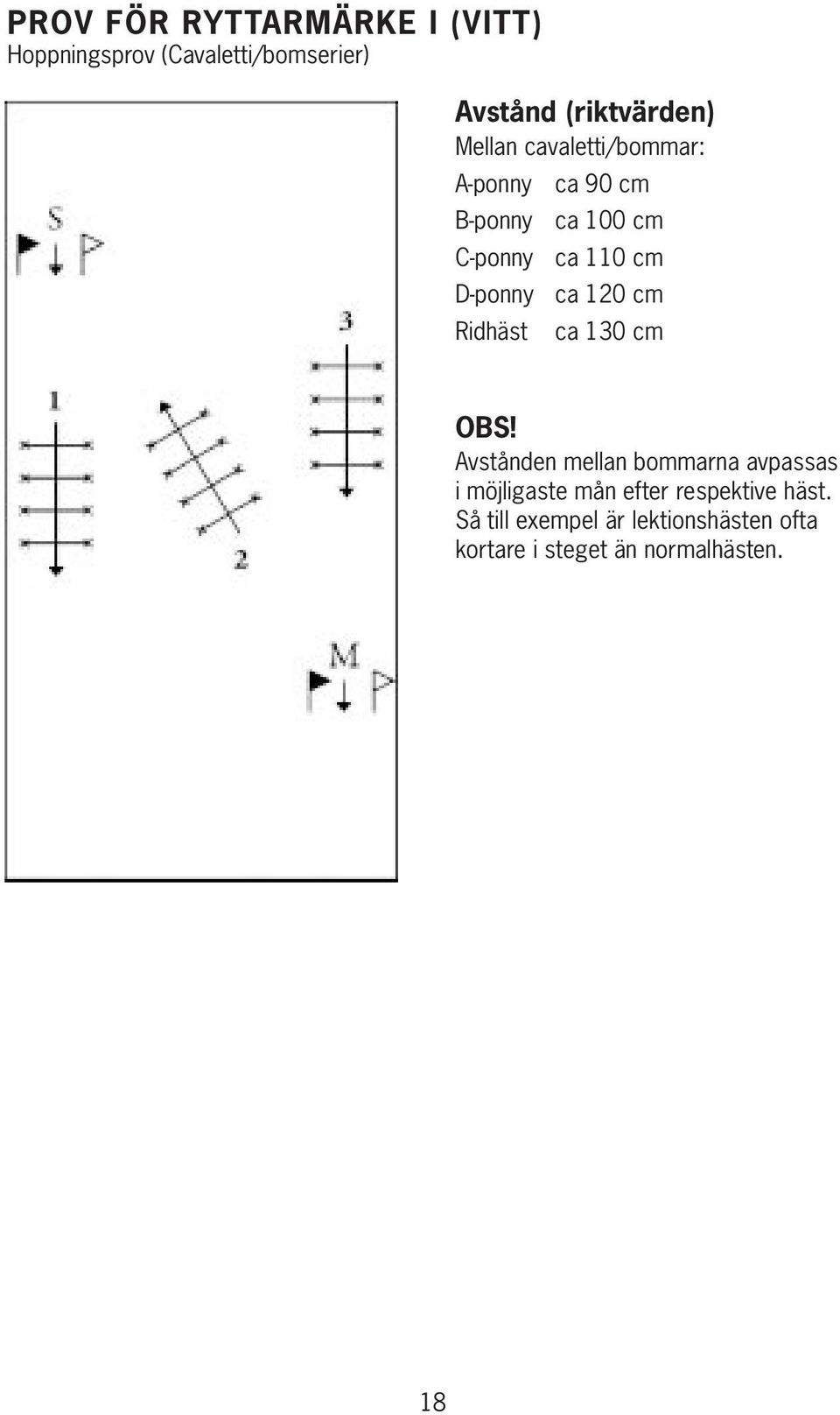 120 cm Ridhäst ca 130 cm OBS!