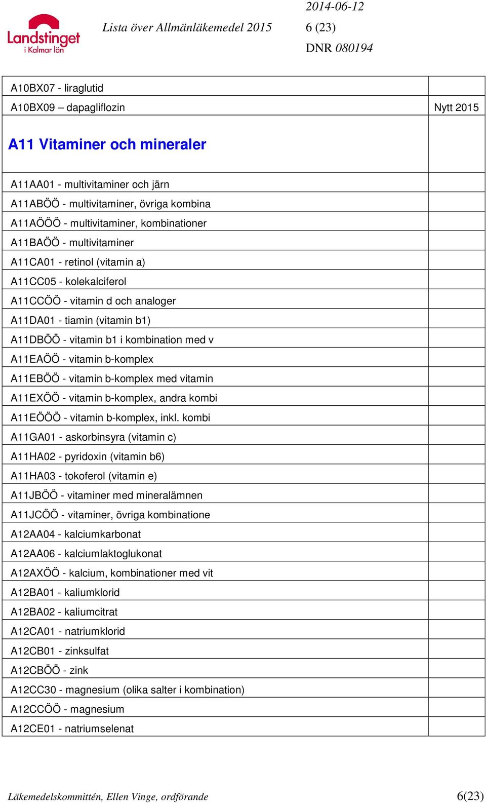 vitamin b1 i kombination med v A11EAÖÖ - vitamin b-komplex A11EBÖÖ - vitamin b-komplex med vitamin A11EXÖÖ - vitamin b-komplex, andra kombi A11EÖÖÖ - vitamin b-komplex, inkl.