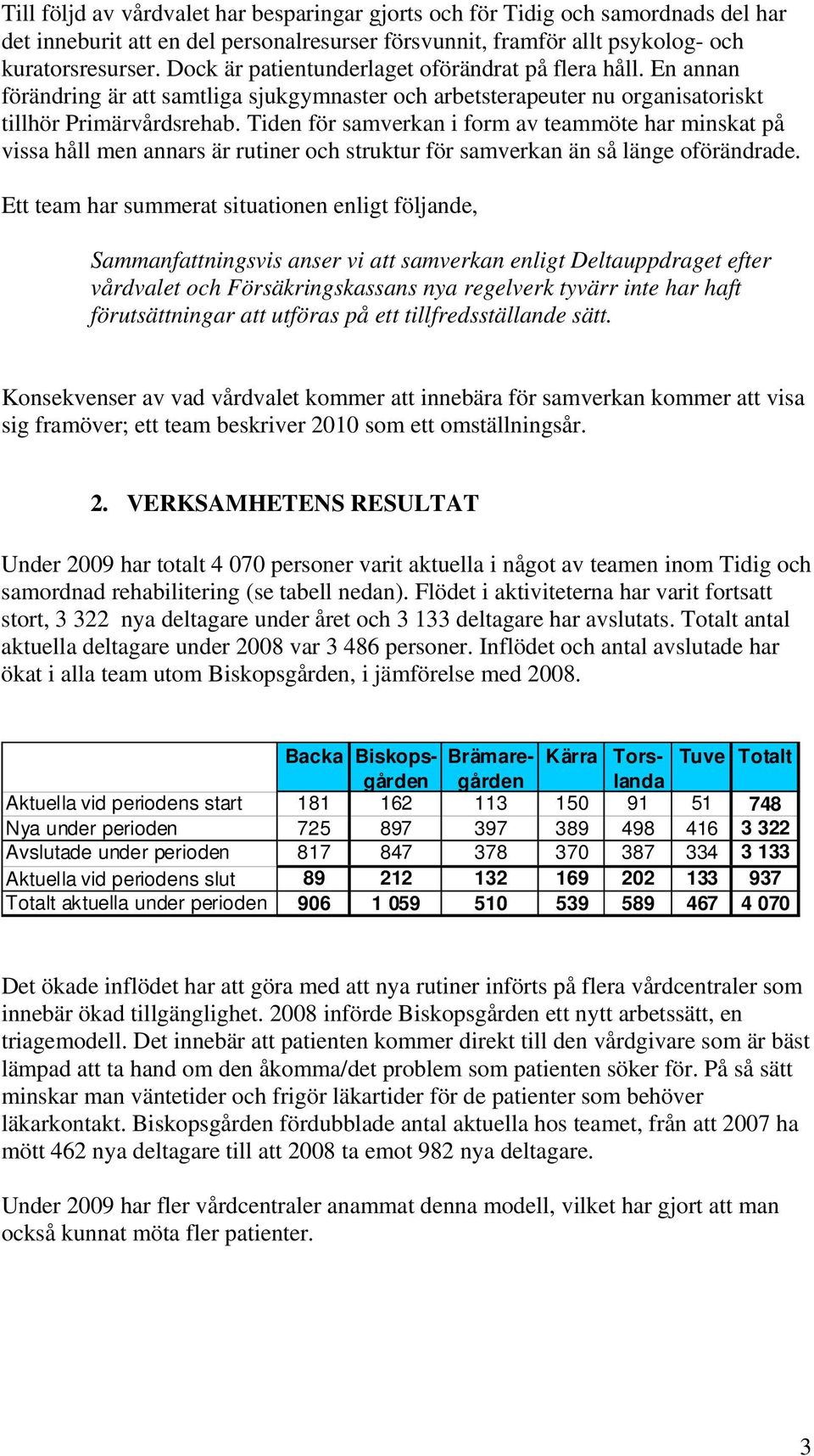 Tiden för samverkan i form av teammöte har minskat på vissa håll men annars är rutiner och struktur för samverkan än så länge oförändrade.