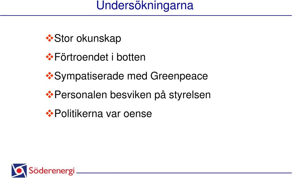 Sympatiserade med Greenpeace