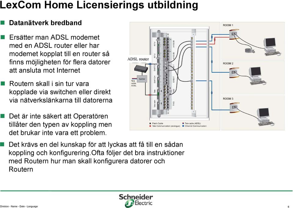 säkert att Operatören tillåter den typen av koppling men det brukar inte vara ett problem.