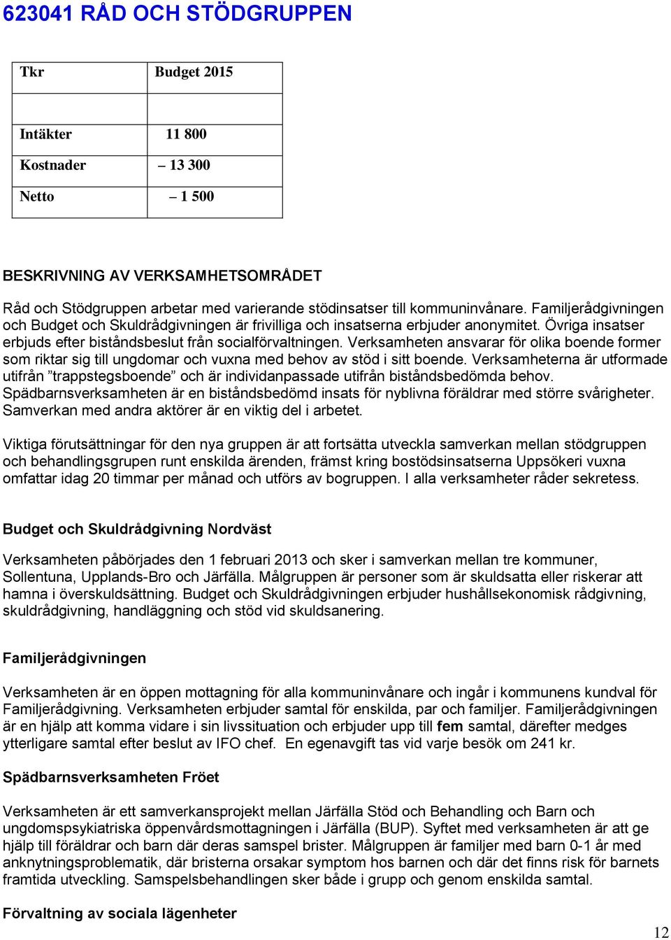 Verksamheten ansvarar för olika boende former som riktar sig till ungdomar och vuxna med behov av stöd i sitt boende.