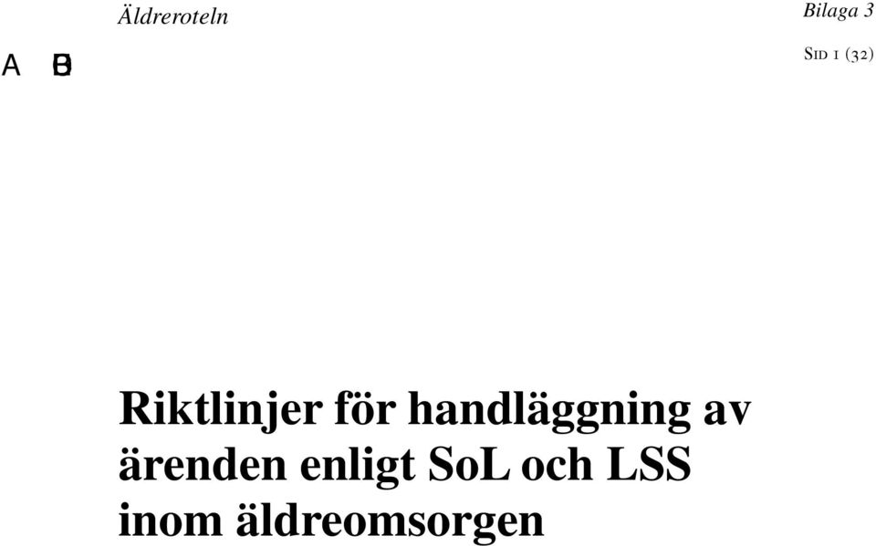 handläggning av ärenden