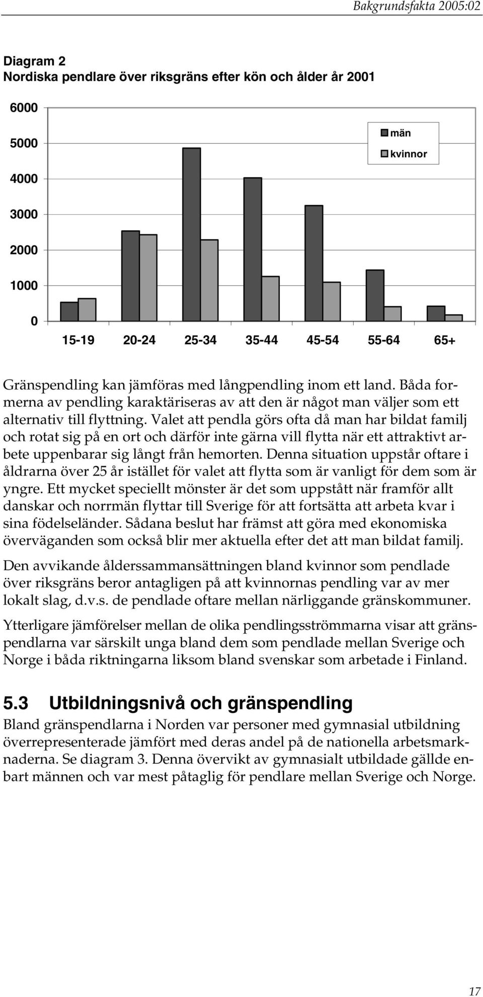 Valet att pendla görs ofta då man har bildat familj och rotat sig på en ort och därför inte gärna vill flytta när ett attraktivt arbete uppenbarar sig långt från hemorten.